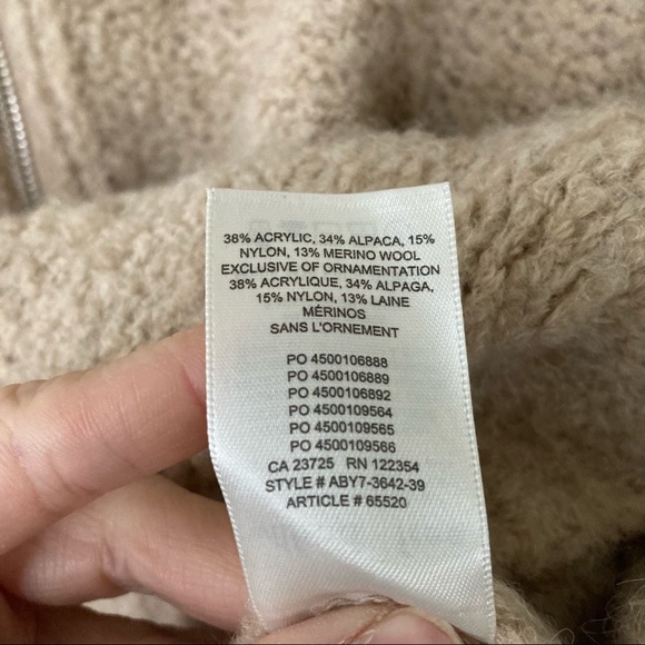 Aritzia Wilfred Free Gwyneth Cropped Quarter-zip Knit Sweater - Picture 13 of 15